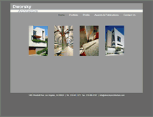 Tablet Screenshot of dworskyarchitecture.com